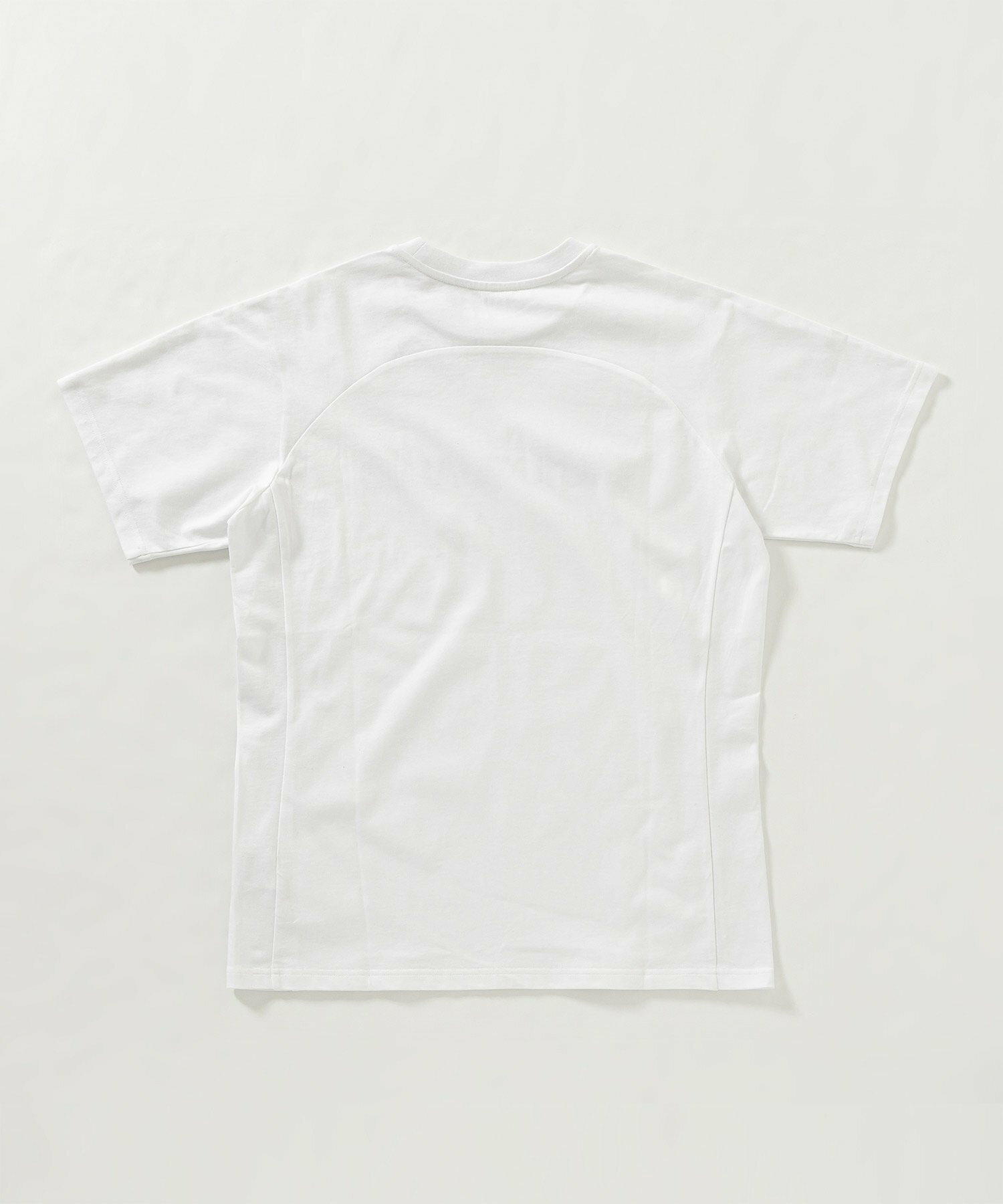 (M)1PIU1UGUALE3 RELAX/UST-24054TH ランダムラインストーンロゴ半袖Tシャツ